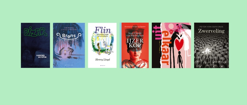 Zes boeken genomineerd voor de Woutertje Pieterse Prijs 2020